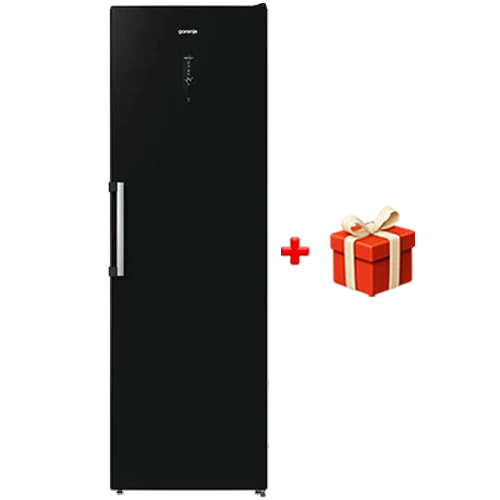 Gorenje Upright Freezer FN619EABK6 - 10 ft. Capacity - NoFrost Technology - FastFreeze Function - InverterCompressor - LED Display Control - Black + Free Gift: Gorenje Blender B800RL