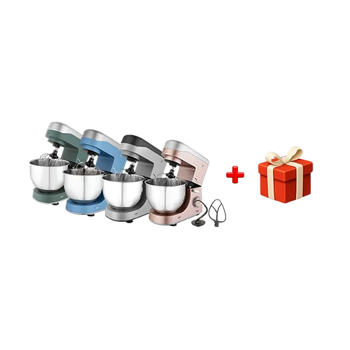 Fakir Arya Stand Mixer - 1500W High-Performance Motor - 5L Stainless Steel Bowl - 6 Speed Settings + Free Gift : Fakir Coffee Maker Kaave Mono