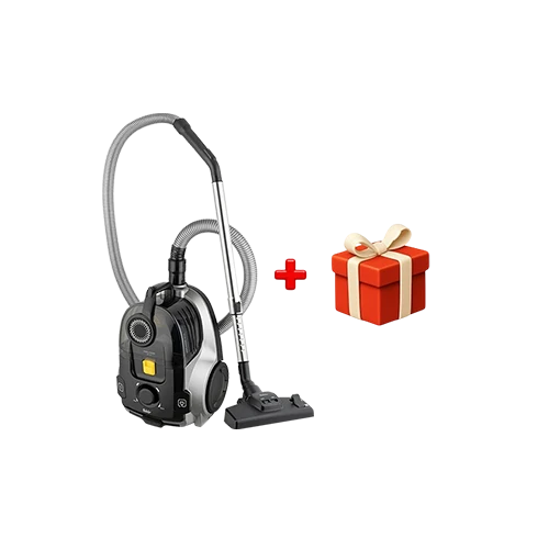 Fakir Freelander NH 5056 Handheld Vacuum Cleaner - 890W - Powerful High Suction - Bagless 2L Container - Cyclone Technology - HEPA 13 Filtration - Silver Stone + Free Gift : Fakir Chopper Choppy