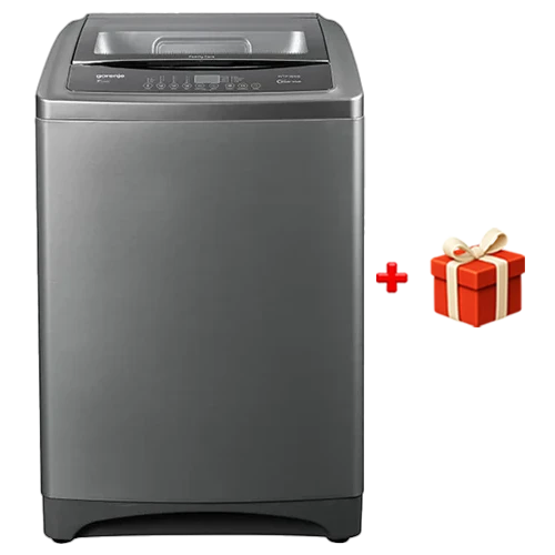 Gorenje Top Load Washing Machine - 700 rpm Spin Speed - 8 Wash Programs - Snowflake Drum Technology - Time Delay & Pause-and-Add Function - Grey+ Free Gift: Gorenje Kitchen Juicer JC400BE (6901101812735) - image 1 Gorenje Top Load Washing Machine - 700 rpm Spin Speed - 8 Wash Programs - Snowflake Drum Technology - Time Delay & Pause-and-Add Function - Grey+ Free Gift: Gorenje Kitchen Juicer JC400BE (6901101812735) - image 1