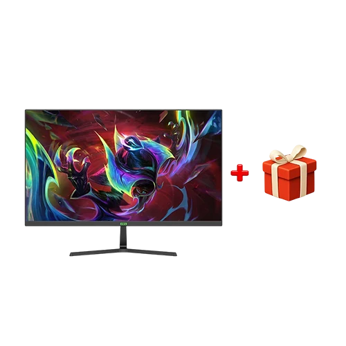 Elsa EA271S EA Series Gaming Monitor EA271S - 27 Inch - FHD - Fast IPS - 185Hz 0.5ms - AMD FreeSync - Black + Free Gift : Reddragon Keyboard & Mouse Combo Wireless With Arabic Layout BS-7094 White