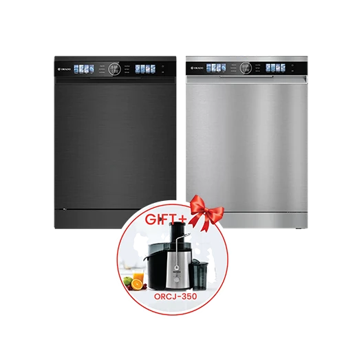 Orado Built-in Dishwasher 60 cm OR-DW15F31Q - 8 Washing Programs and 15 Set - Inverter Technology - Auto Door Open - Antibacterial Storage+ Free Gift : Orado Juicer ORCJ350
