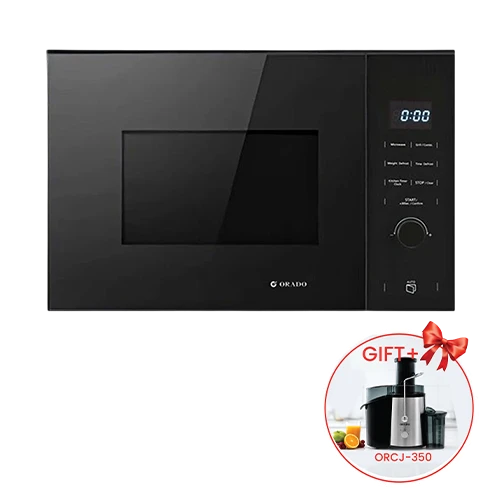 Orado Built-in Microwave 60 cm OR-BMW 930 - 25L Capacity - Microwave & Grill Function - 8 Auto Programs - Touch Control + Free Gift: Orado Juicer ORCJ350 (OR-BMW930B) - image 1