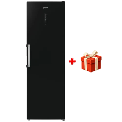 Gorenje Single Door Refrigerator R619EABK6 - 14 ft With AdaptTech and DynamicAir Technology - Black + Free Gift: Gorenje Blender B800RL