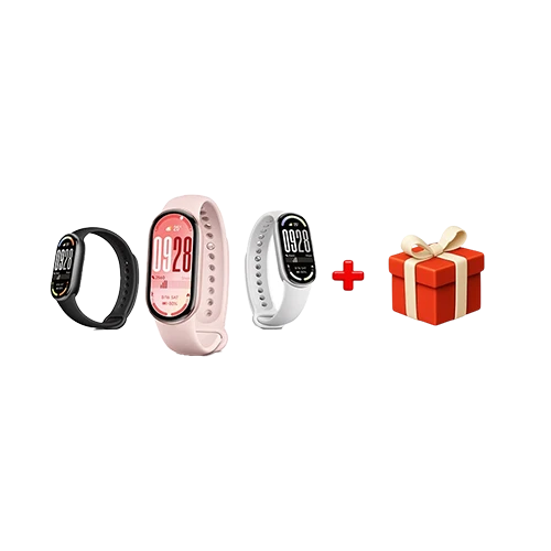 Xiaomi Smart Band 10 Mystic Rose - 1.72 Inch AMOLED Screen - Up to 21 Days Battery - Water Resistance - Heart Rate Tracking + Free Gift : 2 Strap