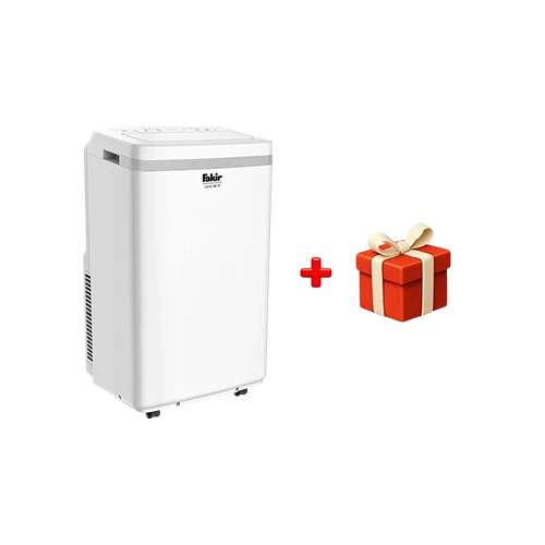 Fakir Trend AC 70 Portable Air Conditioner - Versatile 3-in-1 Climate Control 2300W (7,000 BTU) - 24-Hour Programmable Timer - Energy Class A - White + Free Gift : Fakir Coffee Maker Kaave Mono
