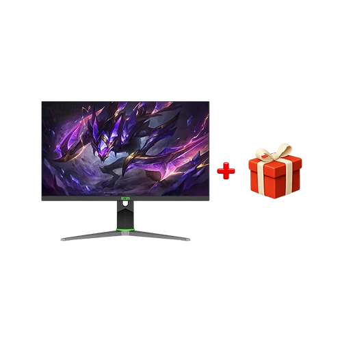 Elsa Gaming Monitor LED EA271FX SE - 27 Inch FHD Display - Fast IPS Panel - 540Hz Refresh Rate - 0.5ms Response Time - Black + Free Gift : Reddragon Keyboard & Mouse Combo Wireless With Arabic Layout BS-7094 White