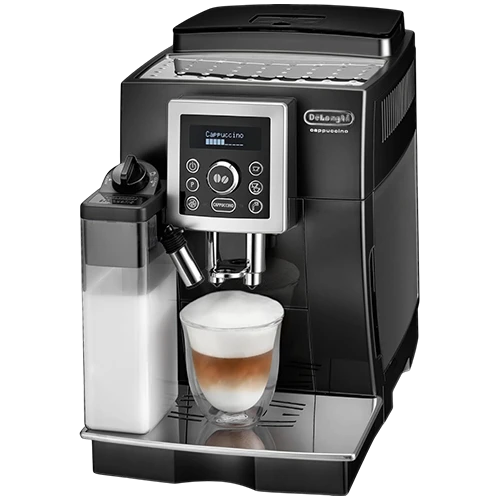 De'Longhi Coffee Maker ECAM 23.466.B Full Automatic Coffee Machine - 1.8L Water Tank -19 Bar Pump -Reusable Filter - Intuitive Control Panel - Black (8004399007611) - image 1 De'Longhi Coffee Maker ECAM 23.466.B Full Automatic Coffee Machine - 1.8L Water Tank -19 Bar Pump -Reusable Filter - Intuitive Control Panel - Black (8004399007611) - image 1