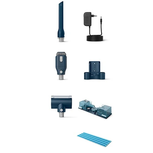Philips 5000 Series Aqua XC5041/61 Handheld Vacuum Cleaner - 18V - 840 L/min Airflow - Aqua Wet Cleaning Module - PowerCyclone 10 - 3-Stage Filtration - Sage (8720389048456) - image 6