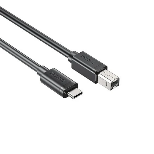Unitek USB-C to USB-B Data and Charging Cable C14140ABK - High-Speed Data Transfer - Wide Compatibility - Black (4894160054593) - image 1