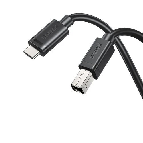 Unitek USB-C to USB-B Data and Charging Cable C14140ABK - High-Speed Data Transfer - Wide Compatibility - Black (4894160054593) - image 3