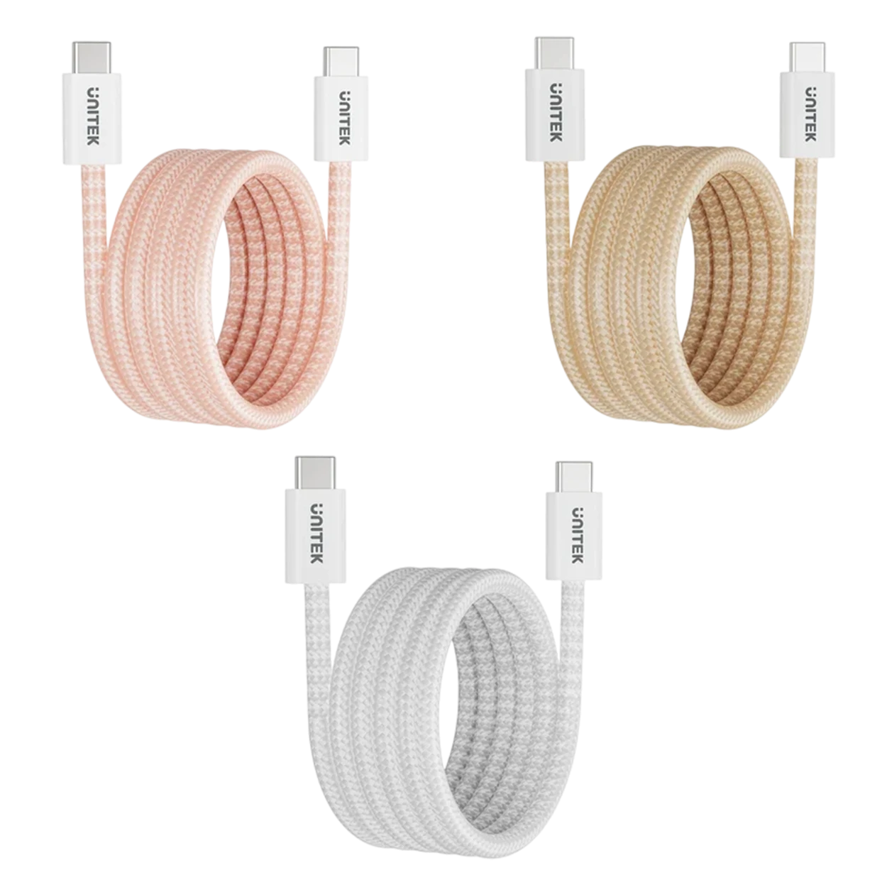 unitek Unitek Magnetic usb-c Cable C14141a 100W pink power: 100w