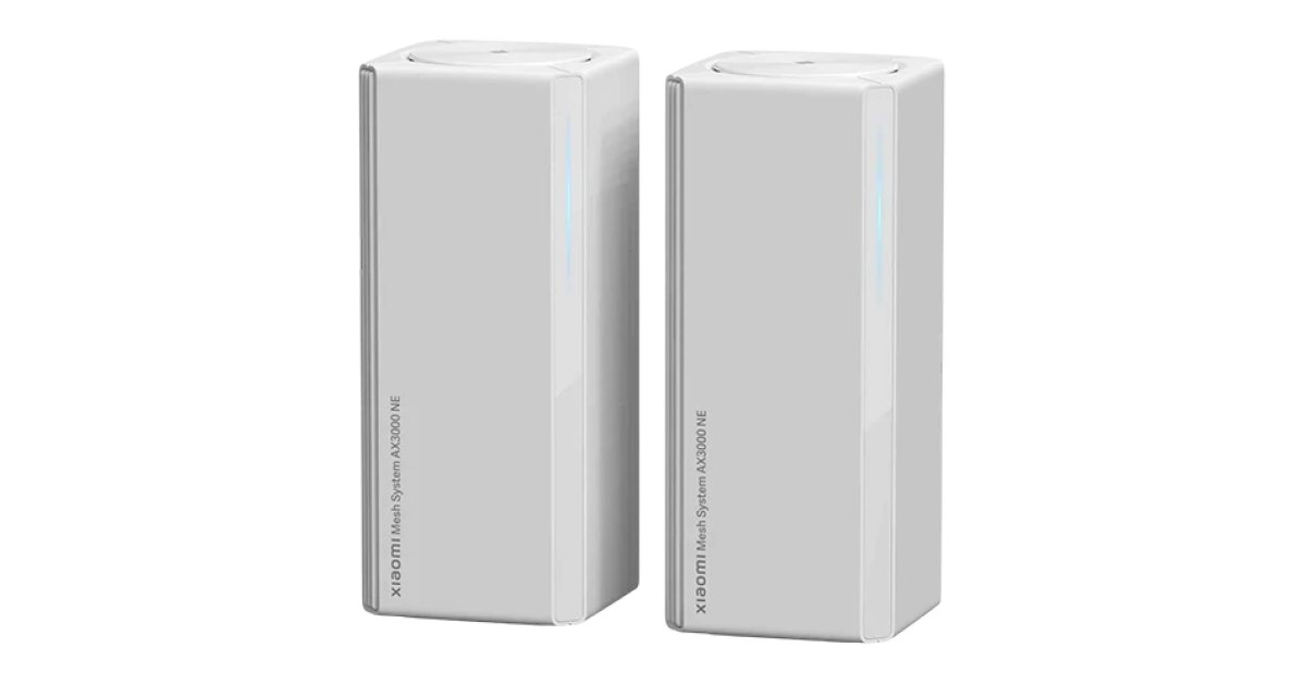 Xiaomi Mesh System AX3000 2 Pack NE EU - Wi-Fi 6 Technology - Dual