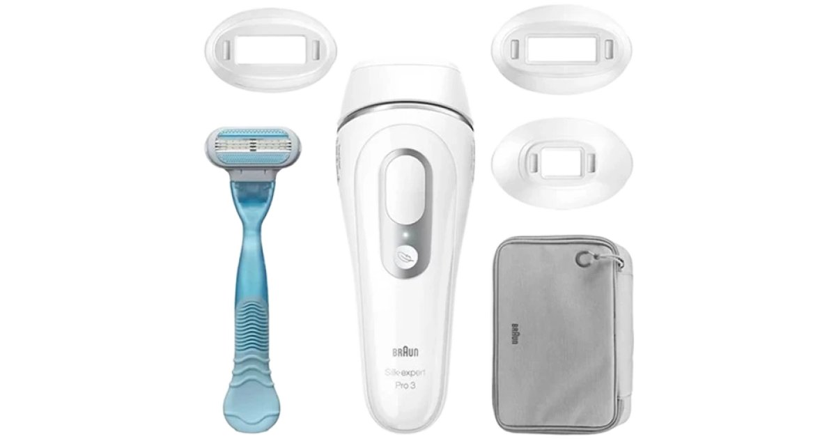 Braun Silk-Expert Pro 3 IPL PL3221 - Fast, Precise and Gentle Hair