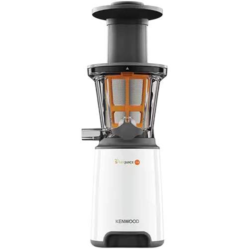 عصارة كينوود بالضغط البطيء "بيور جوس وان" موديل JMP400WH - قدرة 140 واط - إبريق عصير 1.0 لتر وحاوية تفل 1.3 لتر - تقنية العصر البارد - أبيض (5011423198446) - image 1