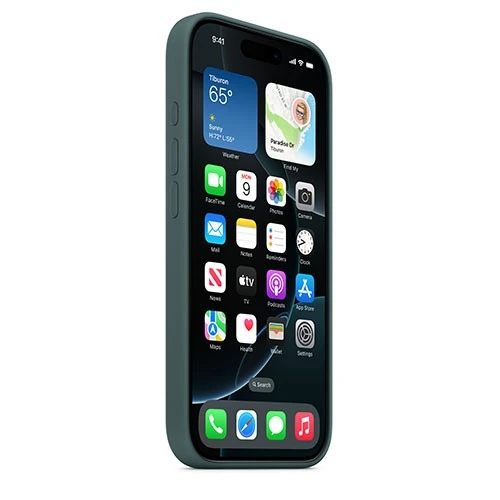 Apple iPhone 16 Pro Silicone Case - MagSafe Protective Cover - Soft-Touch Finish with Microfiber Lining - Slim Fit Design (195949885402) - image 3