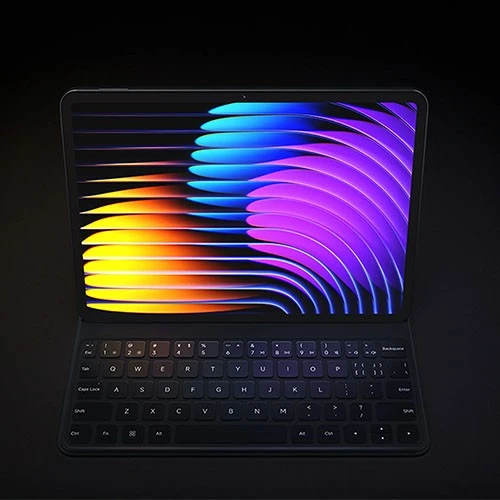 لوحة مفاتيح شاومي باد 7 / 7 برو بتخطيط عربي  - خاصية الاستيقاظ/السكون التلقائي  - زاوية قابلة للتعديل 120° - وظائف مزدوجة  - أسود (6941812722237) - image 3