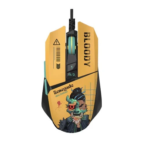 Bloody W63 Max RGB Gaming Mouse - 12,000 CPI - Wired - BC3332-A Sensor - Renegade Edition (4711421000536) - image 1