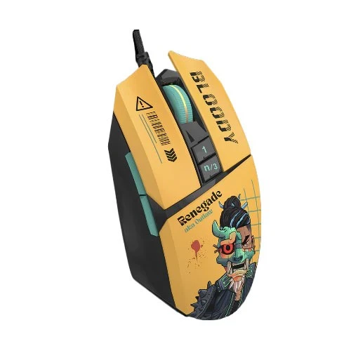 Bloody W63 Max RGB Gaming Mouse - 12,000 CPI - Wired - BC3332-A Sensor - Renegade Edition (4711421000536) - image 5