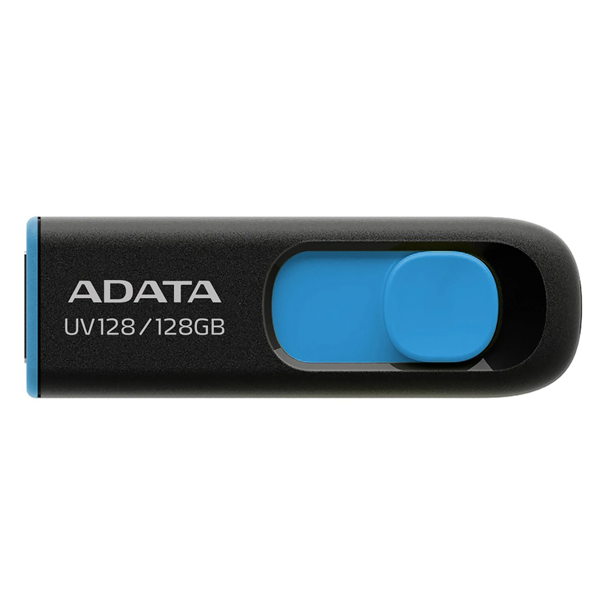 Adata UV128 USB Flash Drive - USB 3.2 Gen1 - Up to 100 MB/s - Black/Blue (842243006100) - image 3 Adata UV128 USB Flash Drive - USB 3.2 Gen1 - Up to 100 MB/s - Black/Blue (842243006100) - image 3