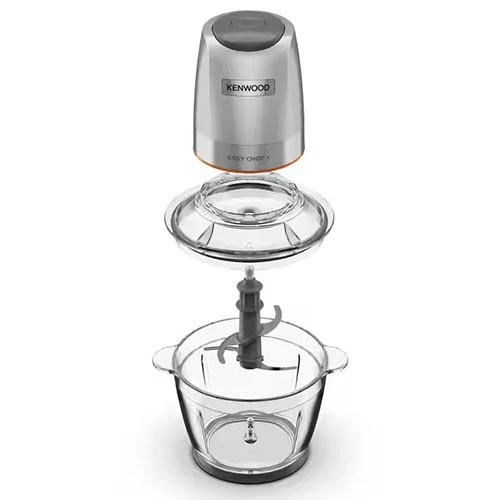 Kenwood Glass Chopper CHP62.400SI - 500W - 0.6L Glass Bowl - Quad Blade System - Silver (5011423006758) - image 2