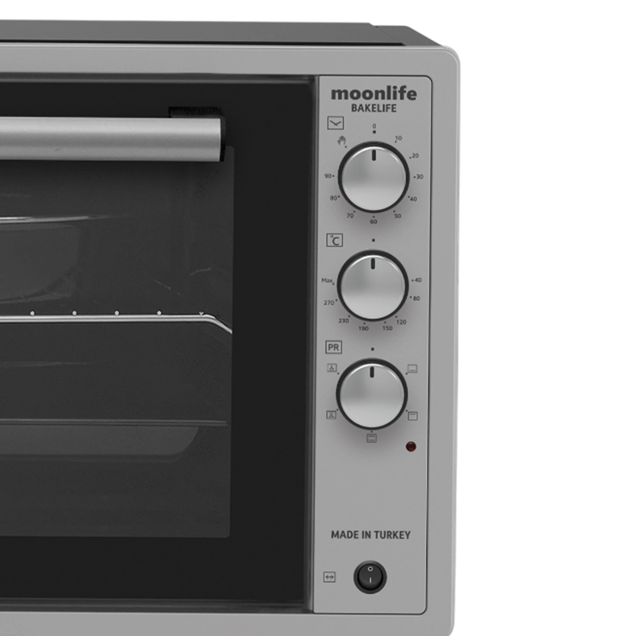 Moonlife Bakelife Mini Oven MF405 70LT-silver (2)