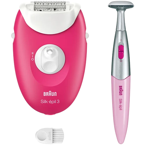 Braune Pilator SE 3420 Silk Epil 3 - Pink