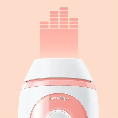 جهاز إزالة شعر براون سيلك اكسبيرت ميني IPL موديل PL1014 - تقليل نمو الشعر بشكل دائم مع مستشعر سينسو أدابت وحقيبة خزن - لون أبيض/وردي ذهبي - thumbnail 5