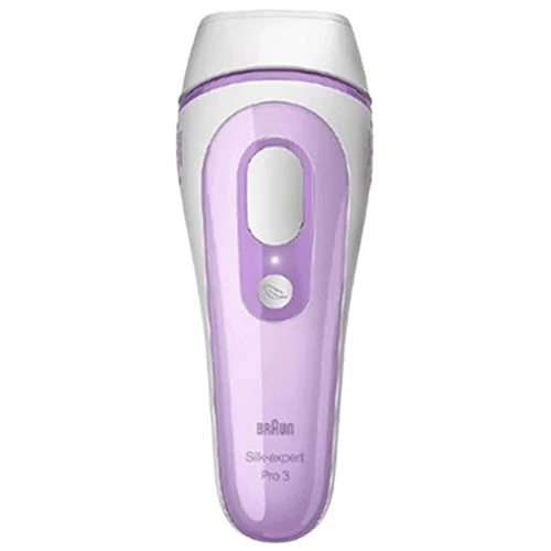 جهاز براون سيلك إكسبيرت برو 3 (PL3011) لإزالة الشعر مع ملحقين إضافيين شفرة فينوس وحقيبة فاخرة  - أبيض/ليلكي - thumbnail 3