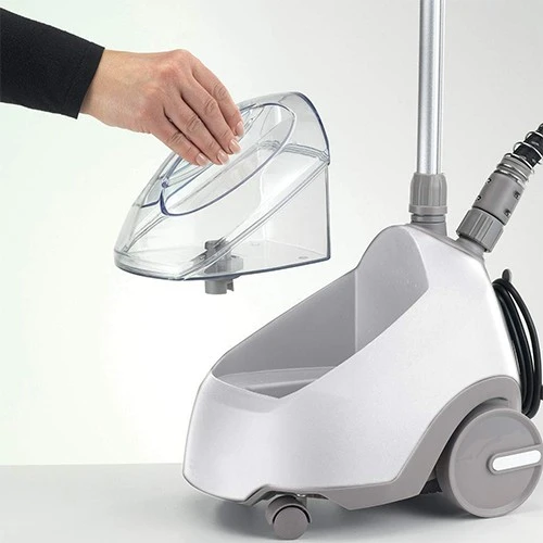 Kenwood Standing Garment Steamer GSP65.000WH - 1500W Power - 2L Water Tank - Telescopic Pole & Foldable Hanger - Steam Regulation - White (5011423000466) - image 4
