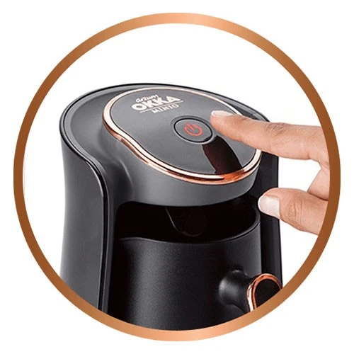 ماكينة قهوة تركية أرزوم أوكا مينيو موديل OK004 - قدرة 480 واط - سعة 4 أكواب - نظام تنبيه بضوء LED - نظام منع الفوران (8693184953655) - image 3 ماكينة قهوة تركية أرزوم أوكا مينيو موديل OK004 - قدرة 480 واط - سعة 4 أكواب - نظام تنبيه بضوء LED - نظام منع الفوران (8693184953655) - image 3