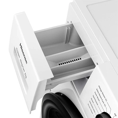 Hisense Front Load Washing Machine WFPV8012EM - 8 Kg and 1200 RPM Spin Speed - Hygiene Steam and Snowflake Drum - 15 Wash Programs - Child Lock - White (6901101812599) - image 3 Hisense Front Load Washing Machine WFPV8012EM - 8 Kg and 1200 RPM Spin Speed - Hygiene Steam and Snowflake Drum - 15 Wash Programs - Child Lock - White (6901101812599) - image 3
