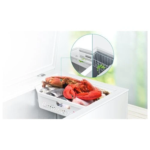 Hisense Chest Freezer FC-40DT4SAW1 - 13.6 ft. Capacity - Energy-Efficient Cooling - Manual Defrost - Adjustable Temperature Control - White (6921727065643) - image 3 Hisense Chest Freezer FC-40DT4SAW1 - 13.6 ft. Capacity - Energy-Efficient Cooling - Manual Defrost - Adjustable Temperature Control - White (6921727065643) - image 3