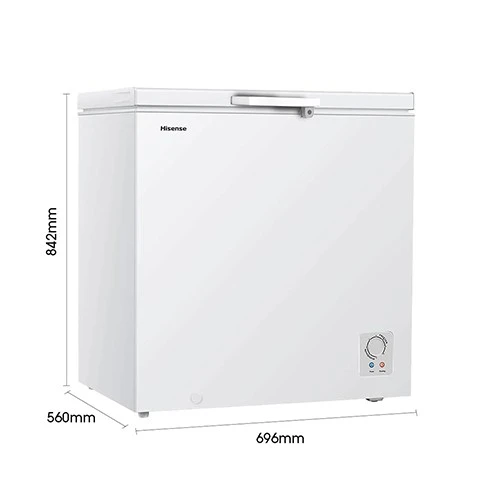 Hisense Chest Freezer FC19DT4SAW - 7 ft. Capacity - Manual Defrost - Mechanical Temperature Control - Reversible Door - LED Interior Lighting - White (6921727054494) - image 6