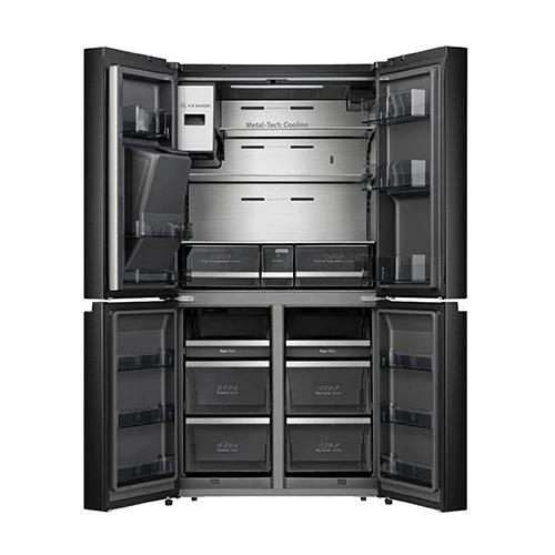 Hisense French Door Pure Flat Refrigerator RQ759N41BU1 - 759L Capacity - Smart Touch Screen with WiFi - My Fresh Choice Convertible Zone - Triple Cooling System - Durable Inverter Technology - Ice and Water Dispenser - Black (6921727070562) - image 2 Hisense French Door Pure Flat Refrigerator RQ759N41BU1 - 759L Capacity - Smart Touch Screen with WiFi - My Fresh Choice Convertible Zone - Triple Cooling System - Durable Inverter Technology - Ice and Water Dispenser - Black (6921727070562) - image 2