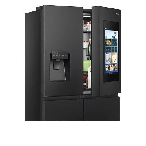 Hisense French Door Pure Flat Refrigerator RQ759N41BU1 - 759L Capacity - Smart Touch Screen with WiFi - My Fresh Choice Convertible Zone - Triple Cooling System - Durable Inverter Technology - Ice and Water Dispenser - Black (6921727070562) - image 4 Hisense French Door Pure Flat Refrigerator RQ759N41BU1 - 759L Capacity - Smart Touch Screen with WiFi - My Fresh Choice Convertible Zone - Triple Cooling System - Durable Inverter Technology - Ice and Water Dispenser - Black (6921727070562) - image 4