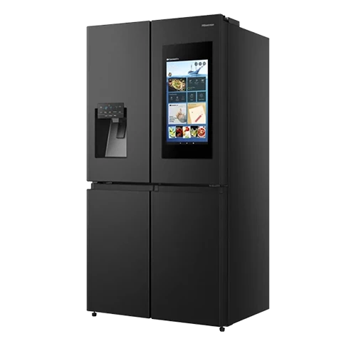 Hisense French Door Pure Flat Refrigerator RQ759N41BU1 - 759L Capacity - Smart Touch Screen with WiFi - My Fresh Choice Convertible Zone - Triple Cooling System - Durable Inverter Technology - Ice and Water Dispenser - Black (6921727070562) - image 1 Hisense French Door Pure Flat Refrigerator RQ759N41BU1 - 759L Capacity - Smart Touch Screen with WiFi - My Fresh Choice Convertible Zone - Triple Cooling System - Durable Inverter Technology - Ice and Water Dispenser - Black (6921727070562) - image 1