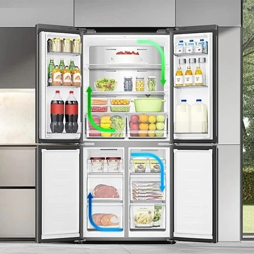 Hisense Cross Door Refrigerator RQ5G470S - 21 ft. Capacity - Durable Inverter Technology - Pure Flat Slim Design - Dual-Tech Cooling - Smart WIFI Connectivity (6921727084743) - image 6