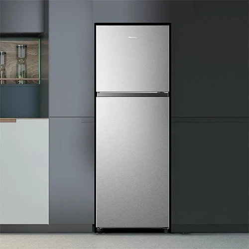 Hisense Top Mount Refrigerator RT418N4ASU - 15 ft. Capacity - Total No Frost Cooling - Multi Air Flow System - Electronic Temperature Control - LED Lighting - Stainless Steel (6921727064776) - image 4