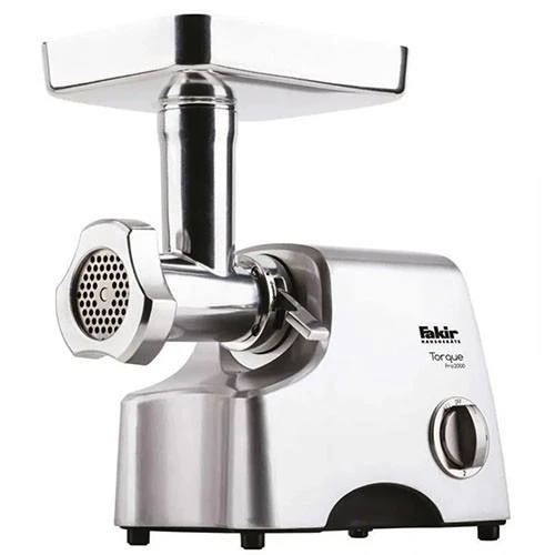 Fakir Torque Pro Meat Grinder - 2000W - Plastic & Metal - Reverse Rotation - 4 Attachments - Silver + Free Gift Fakir Mixypro (8690394658202) - image 2