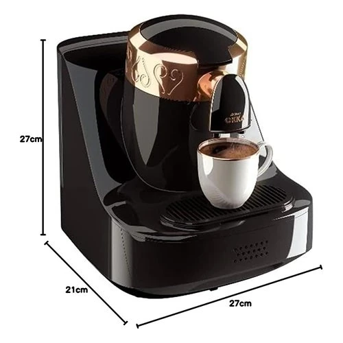 Arzum Okka OK001 Fully Automatic Coffee Machine - 710 W - 1 L Water Tank Capacity - Anti-Spill Technology - Self-Cleaning Function (8693184950210) - image 5 Arzum Okka OK001 Fully Automatic Coffee Machine - 710 W - 1 L Water Tank Capacity - Anti-Spill Technology - Self-Cleaning Function (8693184950210) - image 5