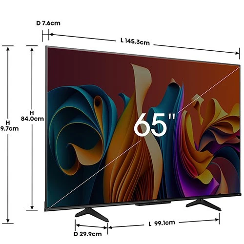 Hisense QLED 4K Smart Television Q6GN Series - Google TV OS - Dolby Vision and Dolby Atmos - 4K UHD with Advanced Gaming Mode & AI Upscaling - Black (6942351410739) - image 8 Hisense QLED 4K Smart Television Q6GN Series - Google TV OS - Dolby Vision and Dolby Atmos - 4K UHD with Advanced Gaming Mode & AI Upscaling - Black (6942351410739) - image 8