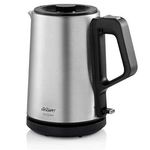 Arzum Teacharm Tea Machine AR3143X - 2200W Power - 1.8L Kettle & 1.0L Teapot - Stainless Steel Filter - Automatic Keep-Warm Mode - Inox (8693184917329) - image 2