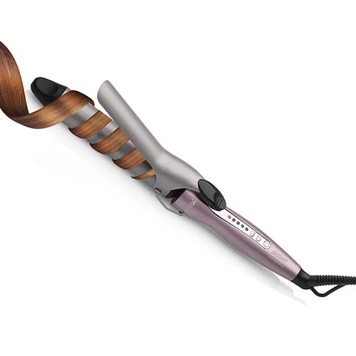 Arzum Rosa Sense XL Hair Curler - Keratin and Argan Oil Ceramic Barrel - 120°C to 200°C Heat Settings - 360° Swivel Cord - Auto Shut-Off - Pinky Grey (8693184958865) - image 6 Arzum Rosa Sense XL Hair Curler - Keratin and Argan Oil Ceramic Barrel - 120°C to 200°C Heat Settings - 360° Swivel Cord - Auto Shut-Off - Pinky Grey (8693184958865) - image 6
