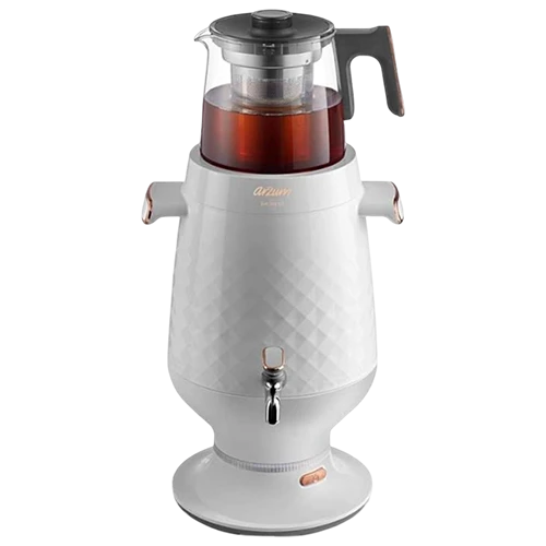 سماور أرزوم لتحضير الشاي AR3083W بقوة 2200 واط - سعة 3.5L - إيقاف تشغيل تلقائي وحماية من الغليان الجاف - أبيض (8693184910160) - image 2 سماور أرزوم لتحضير الشاي AR3083W بقوة 2200 واط - سعة 3.5L - إيقاف تشغيل تلقائي وحماية من الغليان الجاف - أبيض (8693184910160) - image 2