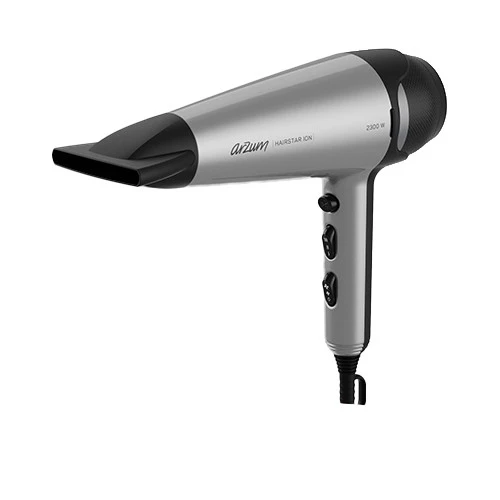 Arzum AR5035 Hairstar Ion Hair Dryer - 2300 W - Ionic Technology - 3 Heat & 2 Speed Settings - Cold Air Function - Grey (8693184918548) - image 4 Arzum AR5035 Hairstar Ion Hair Dryer - 2300 W - Ionic Technology - 3 Heat & 2 Speed Settings - Cold Air Function - Grey (8693184918548) - image 4