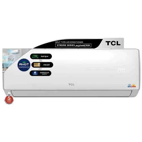TCL Wall Mounted Air Conditioner TAC-CHSA/XE - Cooling and Heating Xtreme - T3 Tropical Compressor - 4 Way Airflow - White (TAC-18CHSA/XE) - image 1