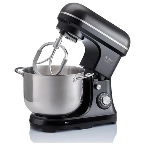 Arzum Stand Mixer AR1179B - 1500W - 10L Stainless Steel Bowl - 6-Speed Control - Black (8693184917954) - image 3