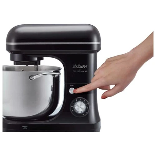 Arzum Stand Mixer AR1179B - 1500W - 10L Stainless Steel Bowl - 6-Speed Control - Black (8693184917954) - image 8