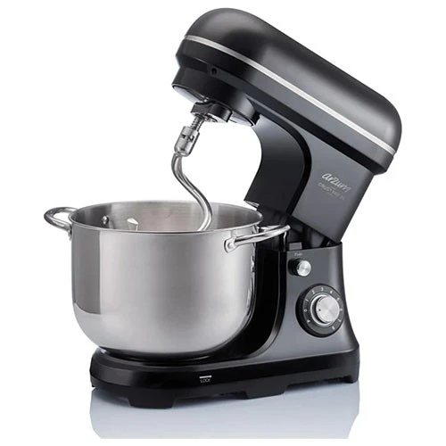 Arzum Stand Mixer AR1179B - 1500W - 10L Stainless Steel Bowl - 6-Speed Control - Black (8693184917954) - image 2